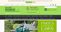 Desktop Screenshot of morethanmowers.co.uk